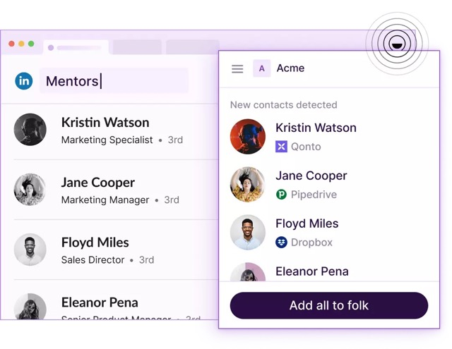 LinkedIn and WhatsApp Integration