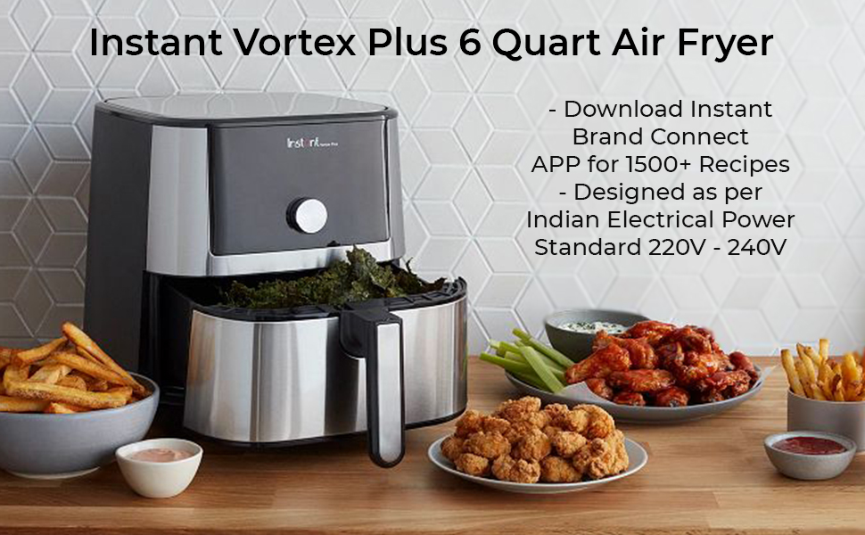 Instant Pot Vortex 6L Air Fryer - Best Rated Air Fryer with Dehydrate Function